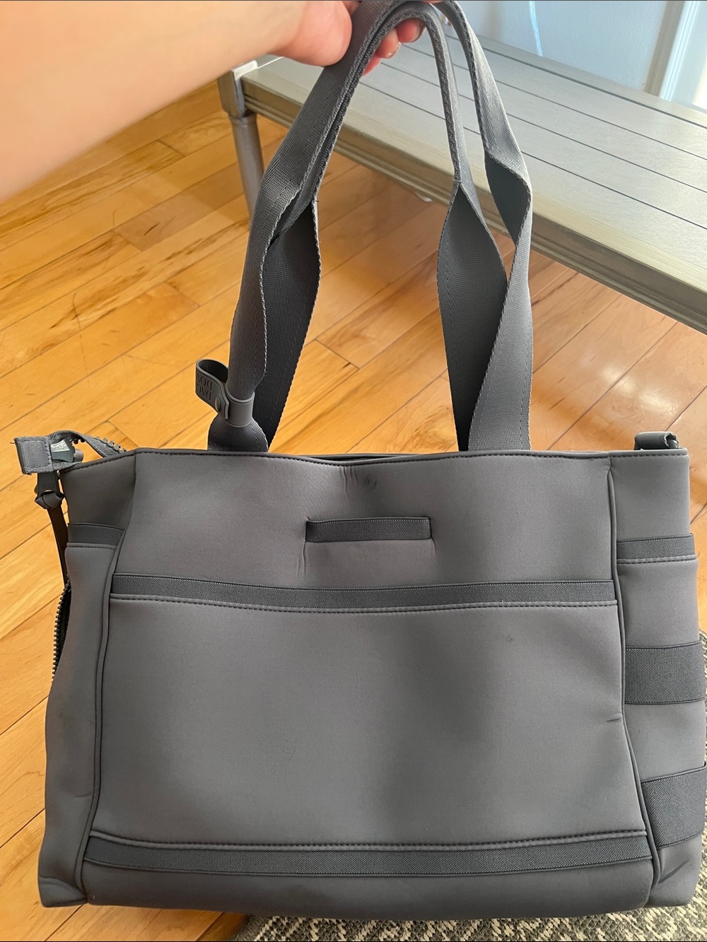 Dagne Dover Wade Diaper Tote in Slate Blue - Picture 4 of 4